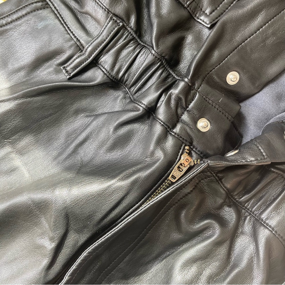 Agolde Vegan Leather Jumpsuit - Picture 8 of 12